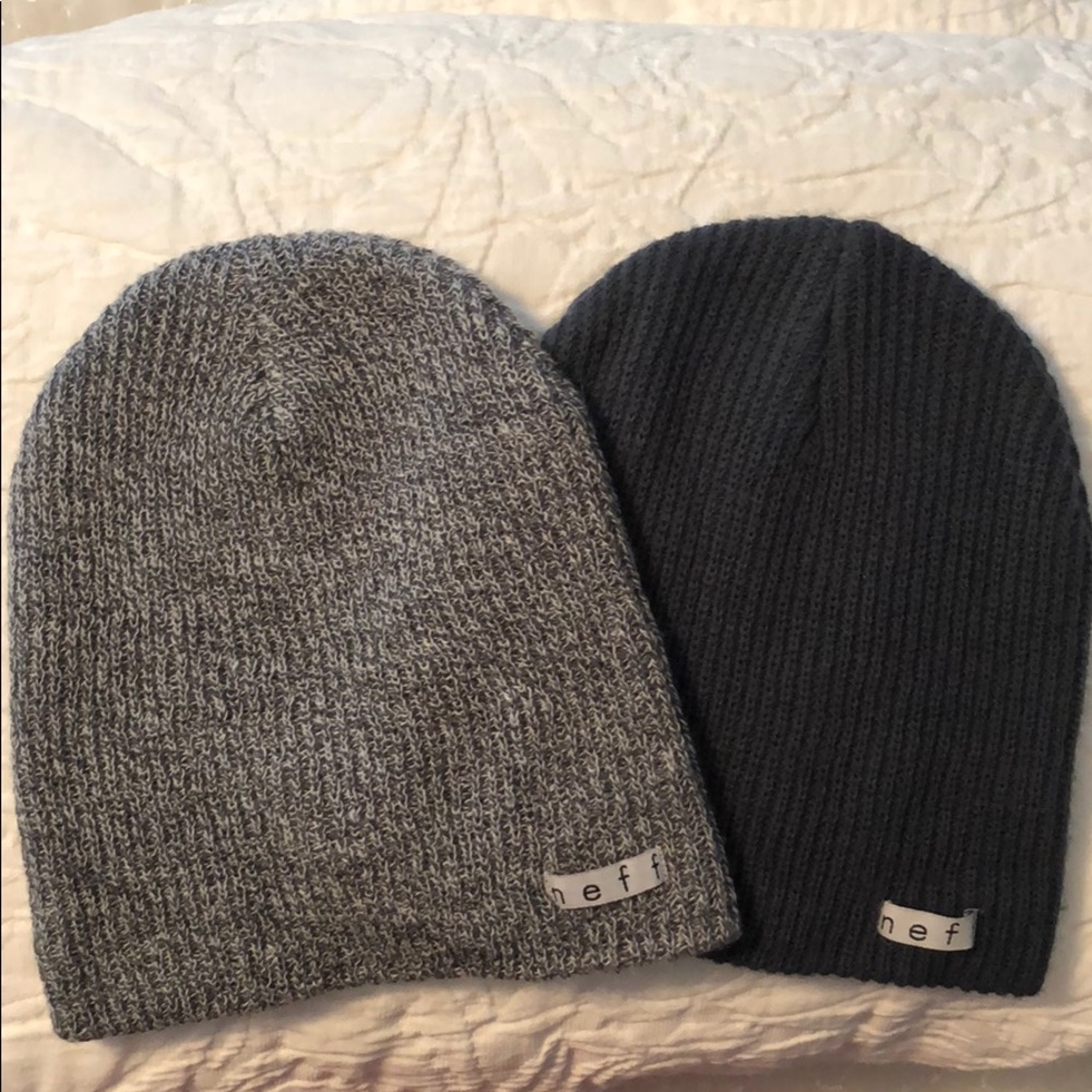 2 BRAND NEW NEFF BEANIES